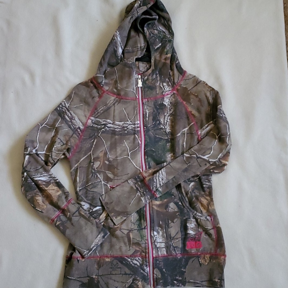 Juniors Large Realtree Zip up